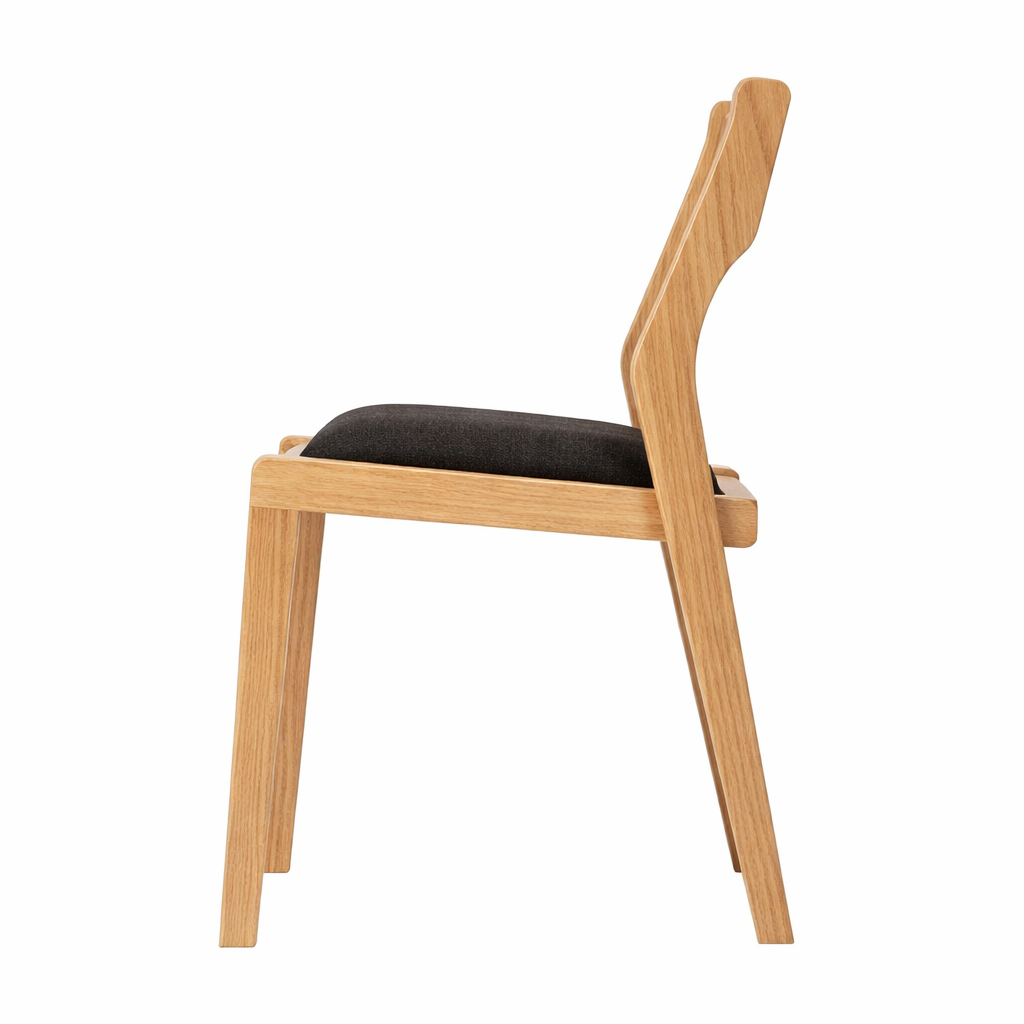 Стул дизайнерский Hillwood Design из натурального дерева дуба Киото Black