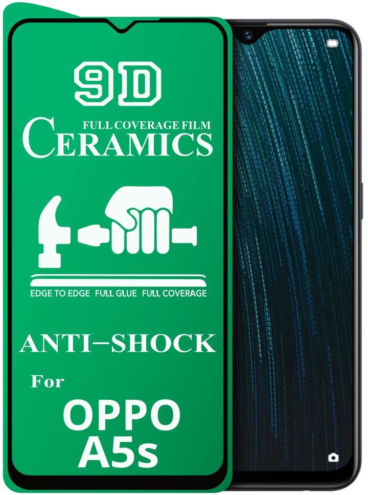 Защитная пленка Ceramics OPPO A5s керамическая 9D (16492)