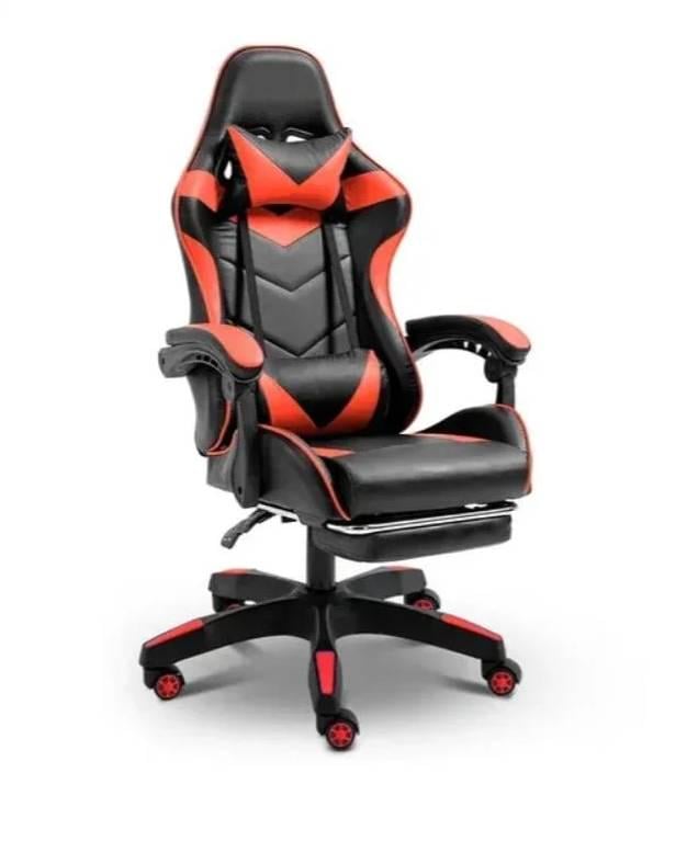 Геймерское кресло GT с подставкой для ног 15/10 Красный (40035ds)