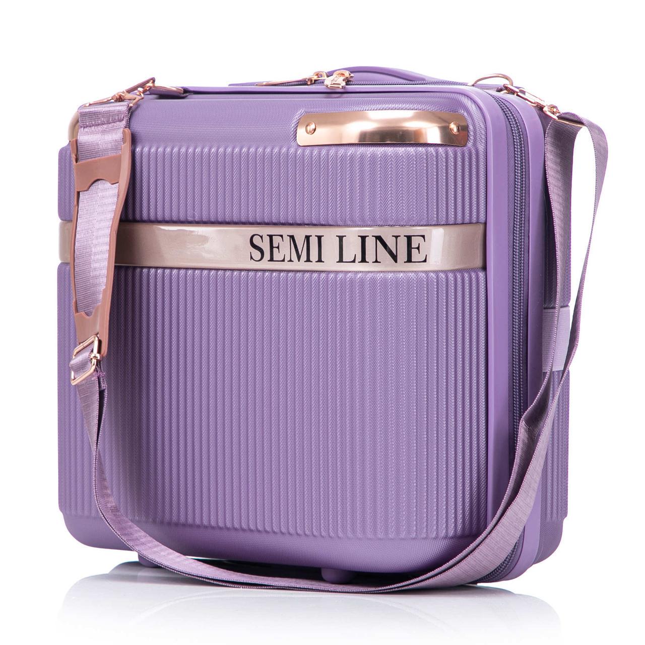 Бьюти-кейс SEMI LINE 16 л Purple (T5916-1) Бьюти-кейс SEMI LINE 16 л Purple (T5916-1)