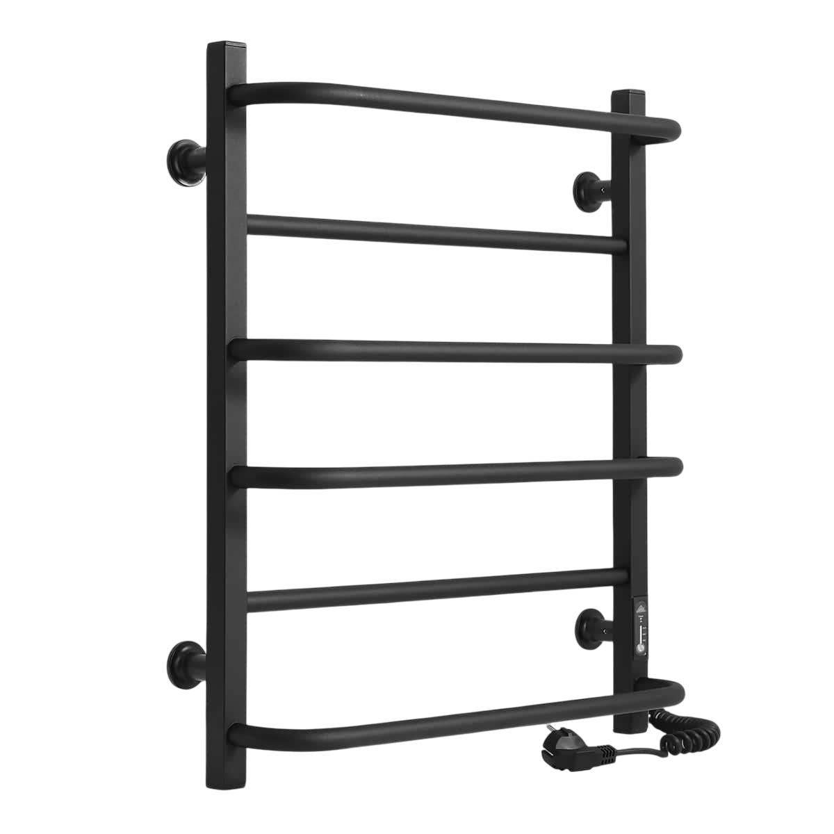 Полотенцесушитель электрический Laris Комфорт ЧФЧ6 R вертикальный 600х500 мм Черный (AKV-73207641)