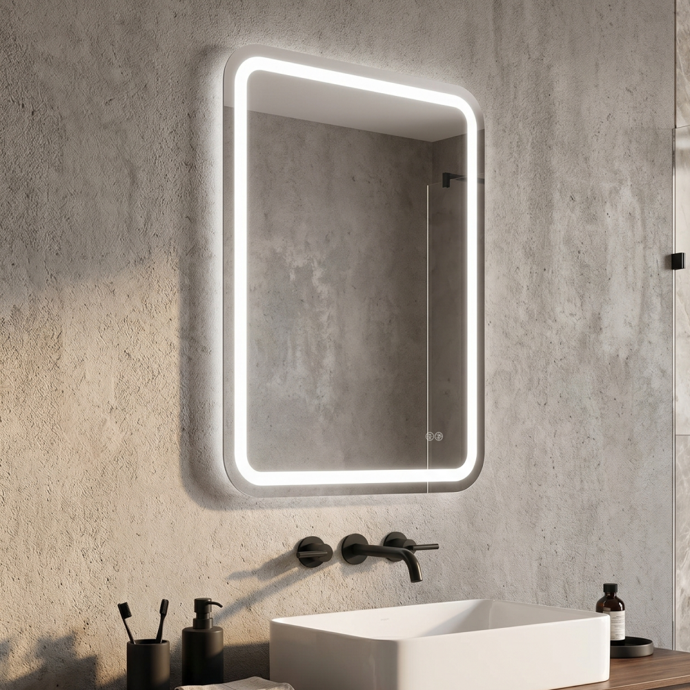Зеркало для ванной комнаты Aqua PooL Ibiza 88-Ibz60s80-CWDd с LED-подсветкой 60x80 см (32306369) Зеркало для ванной комнаты Aqua PooL Ibiza 88-Ibz60s80-CWDd с LED-подсветкой 60x80 см (32306369)