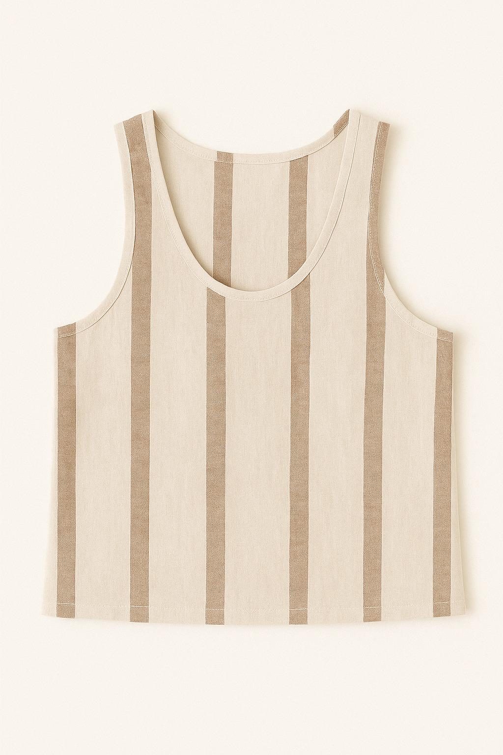 Топ PRIMARK 3426203 Смужки р. 38-40 Бежевий