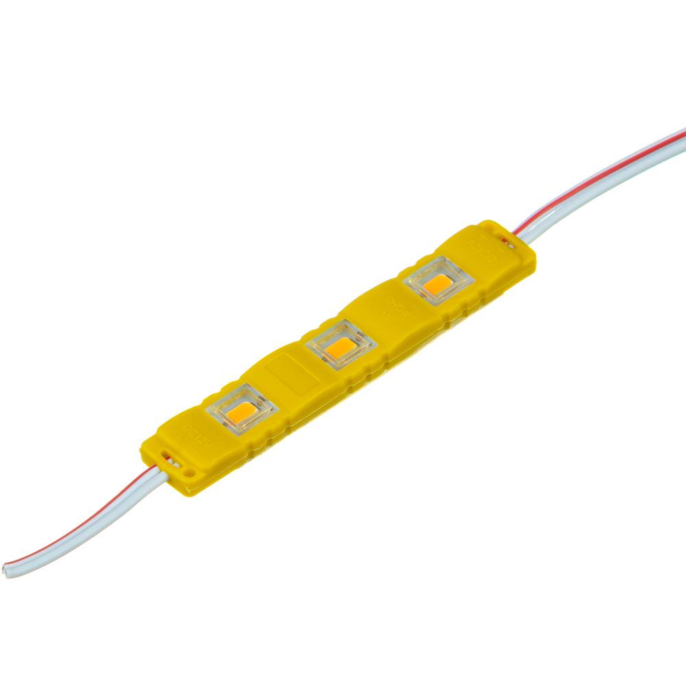 Модуль cветодиодный SMD5730 3led 12 V 1,5 W IP65 Желтый