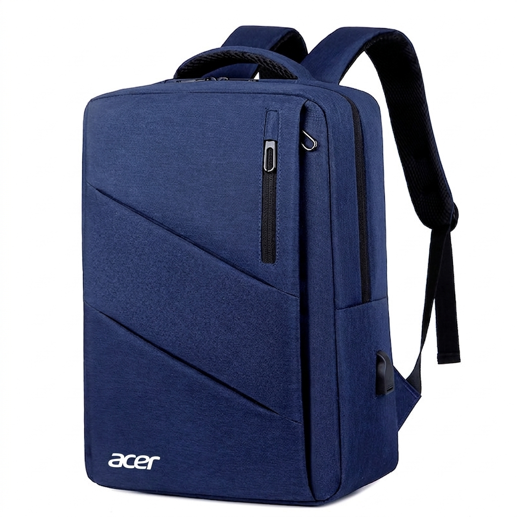 Рюкзак протиударний для ноутбука Acer з USB-портом 15,6" Синій (IBN051Z5)
