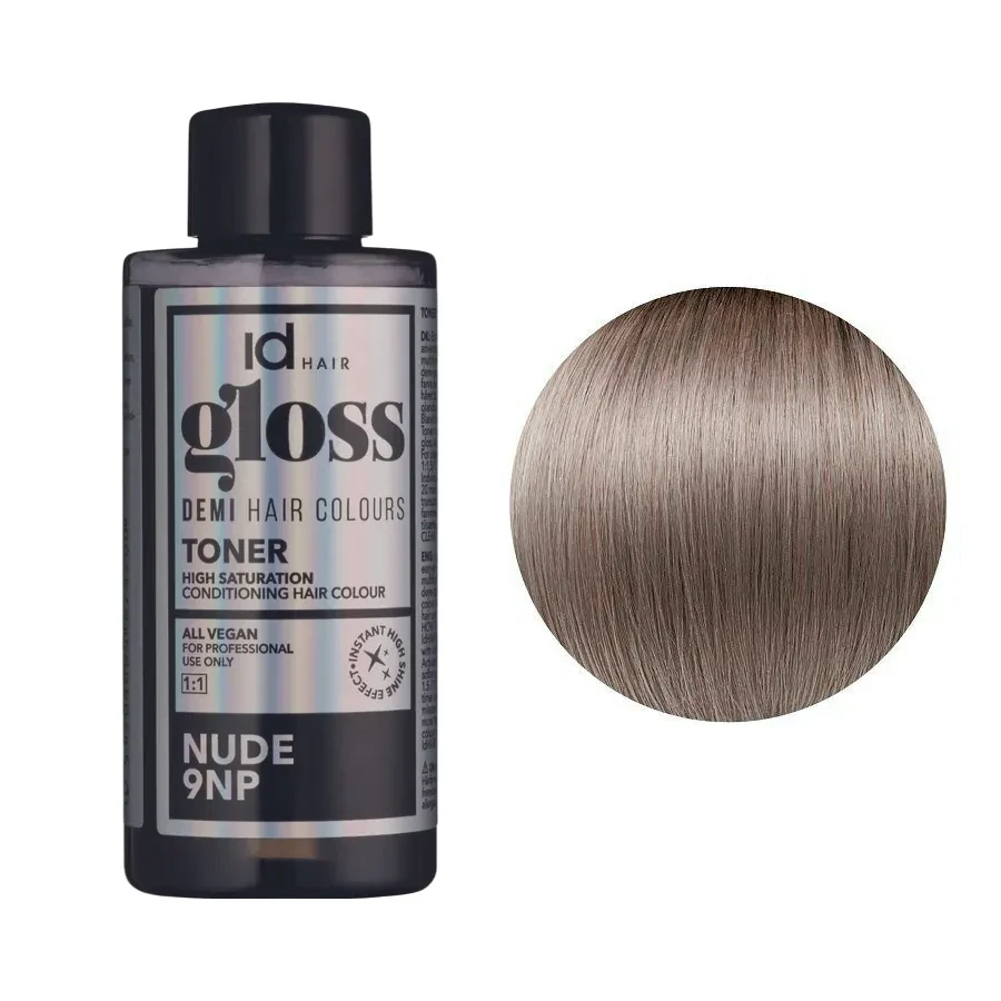 Фарба для волосся деміперманентна IdHair Gloss Toner 9NP 9.09 Nude 75 мл