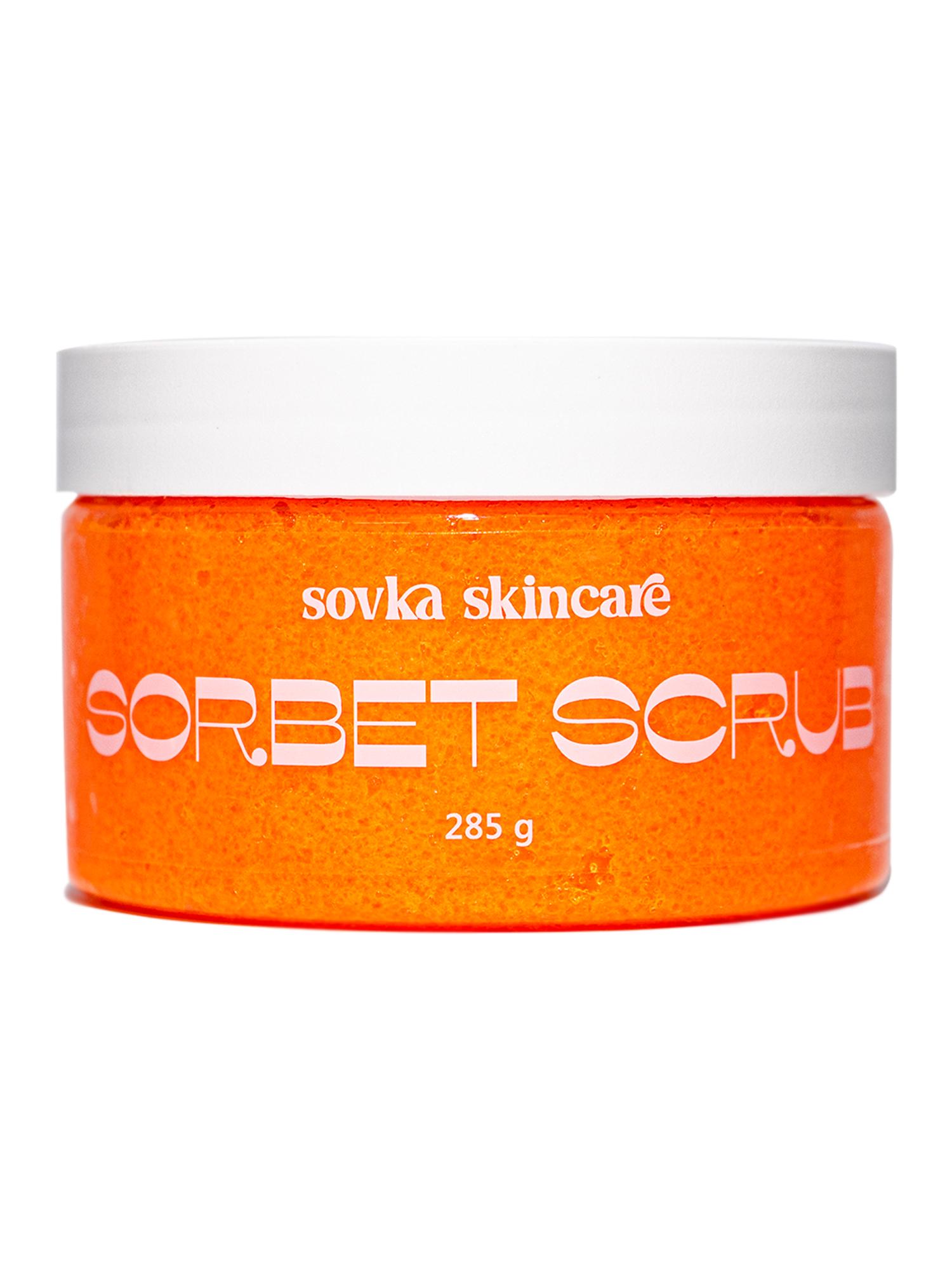 Скраб для тіла Sorbet Scrub Sweet Peaches Sovka Skincare 285 г (S005)