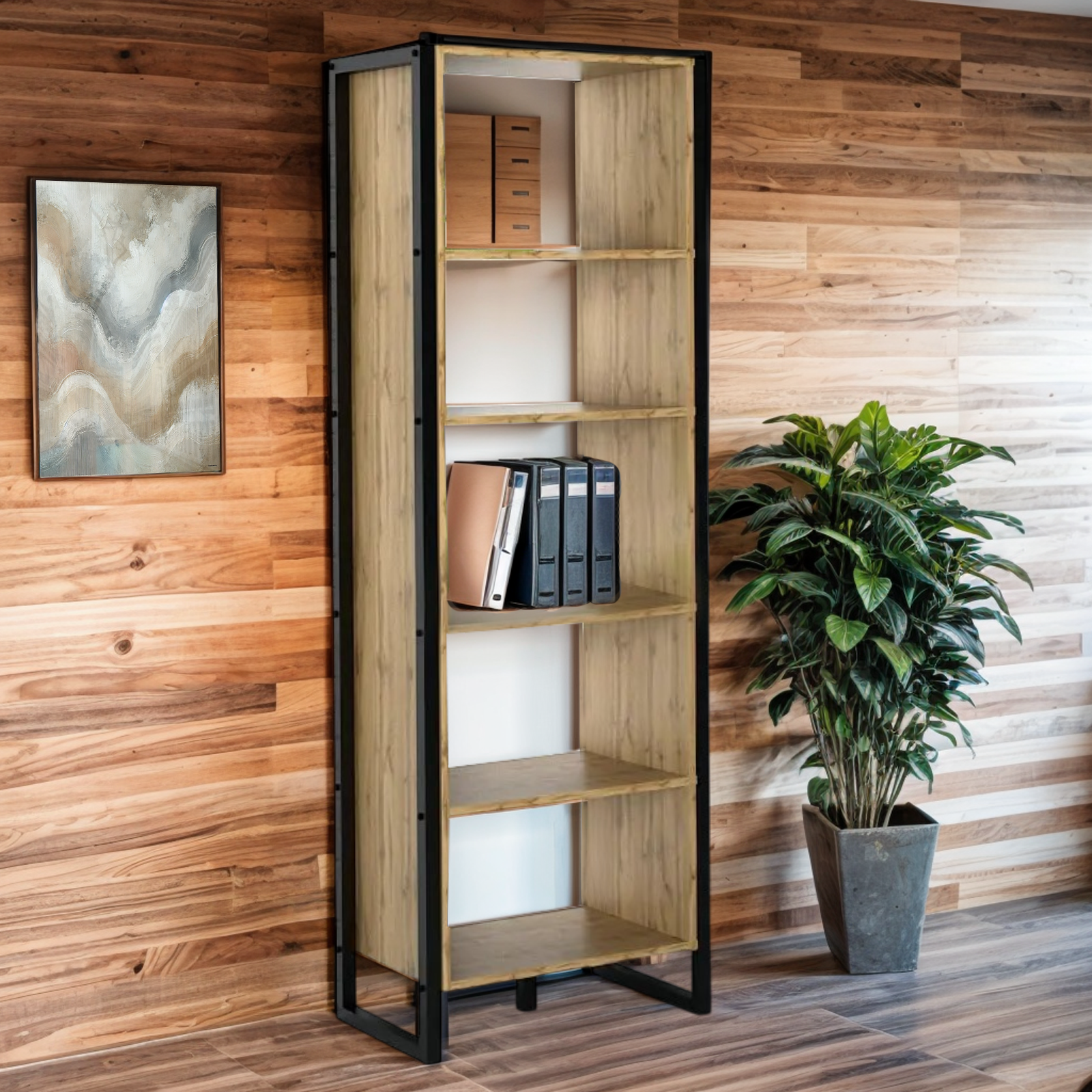 Шкаф офисный Tobi Sho LOFT Gold ШЛГ/1 для документов 800x400x1900 мм Дуб аппалачи - фото 2 Шкаф офисный Tobi Sho LOFT Gold ШЛГ/1 для документов 800x400x1900 мм Дуб аппалачи - фото 2