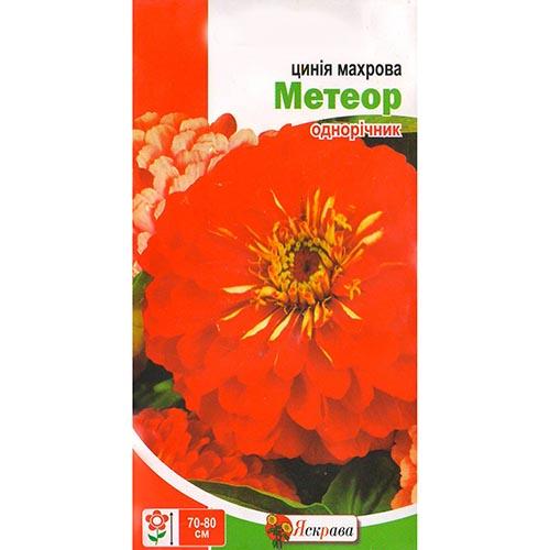 Насіння Цінія Florium Махрова Метеор (12296) - фото 4