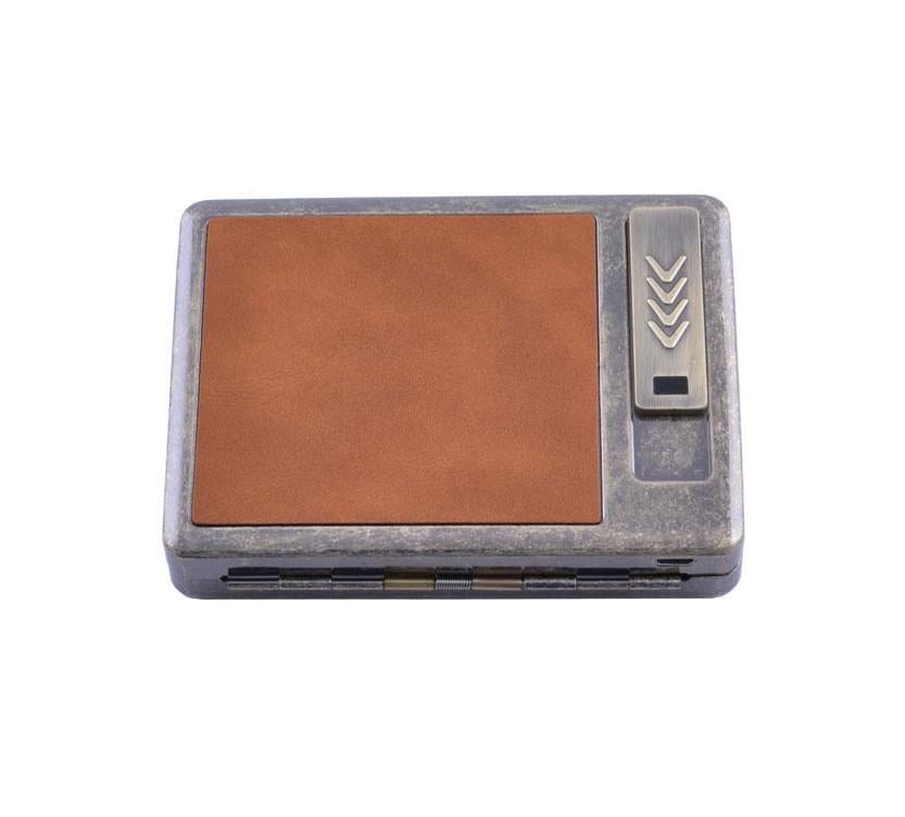 Портсигар Ring The Regen на 20 сигарет и USB Зажигалка (№HL-8001-2)