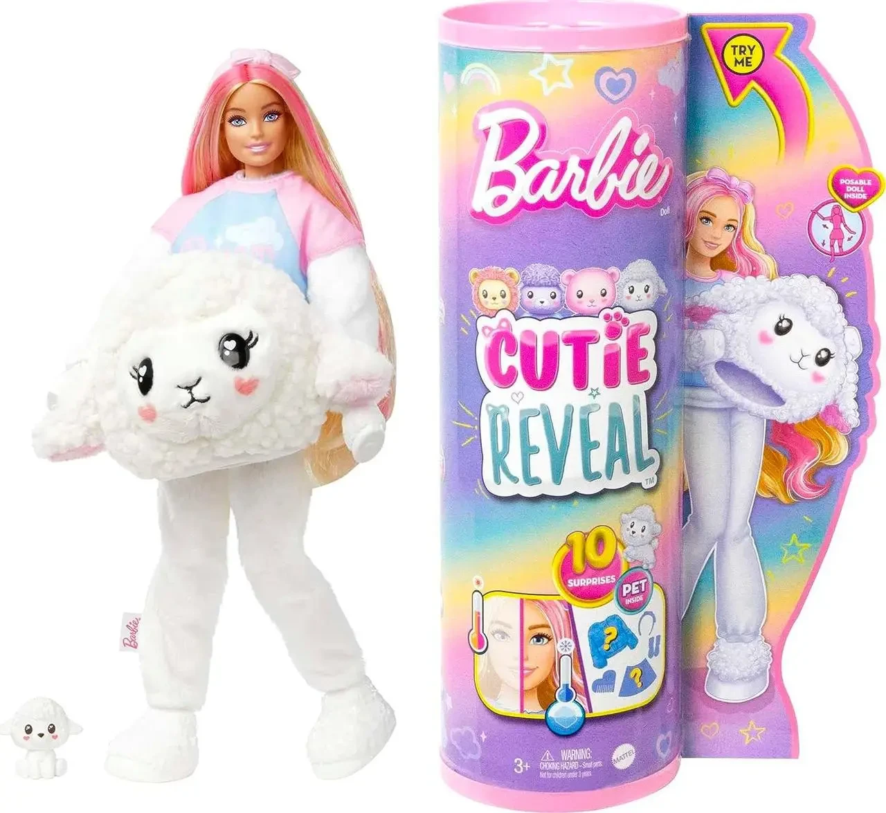 Лялька Barbie Cutie Reveal Lamb Plush Costume Cozy Cute Tees (19793830)