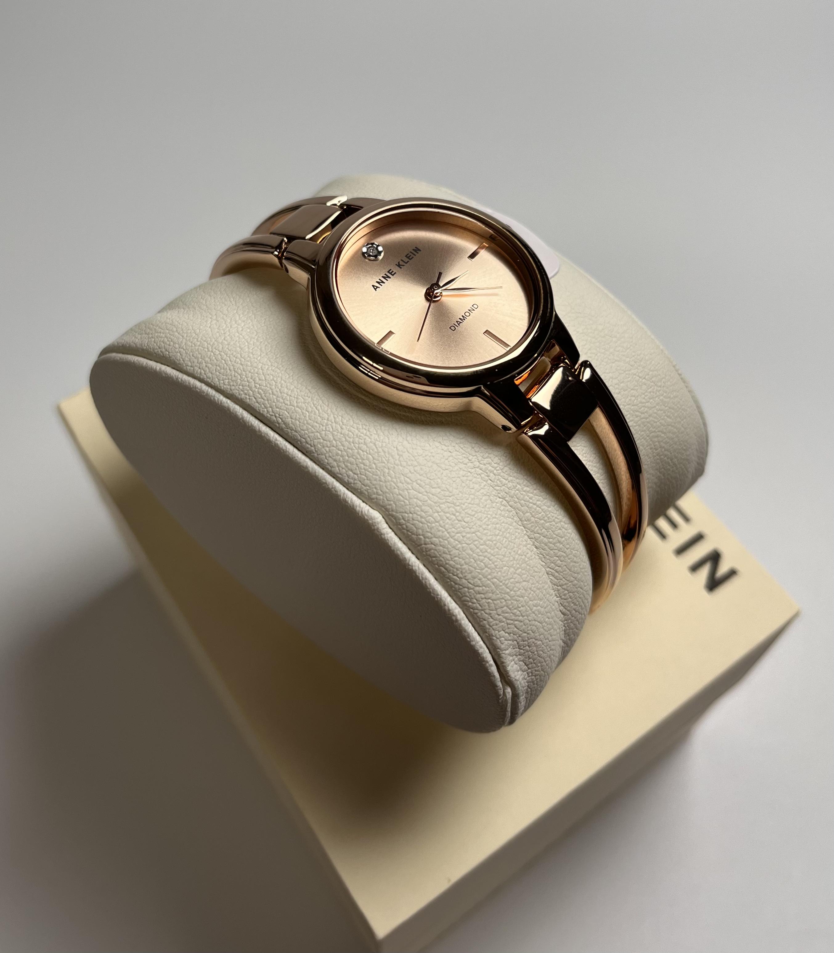 Часы женские Anne Klein AK/2626RGRG Розовое золото (14120159) - фото 5 Часы женские Anne Klein AK/2626RGRG Розовое золото (14120159) - фото 5