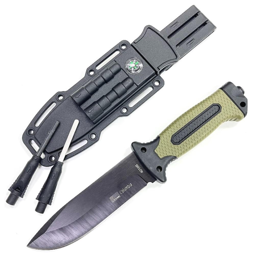 ᐉ Нож туристический Columbia 4018B с чехлом 30 см • Купить в Киеве ...