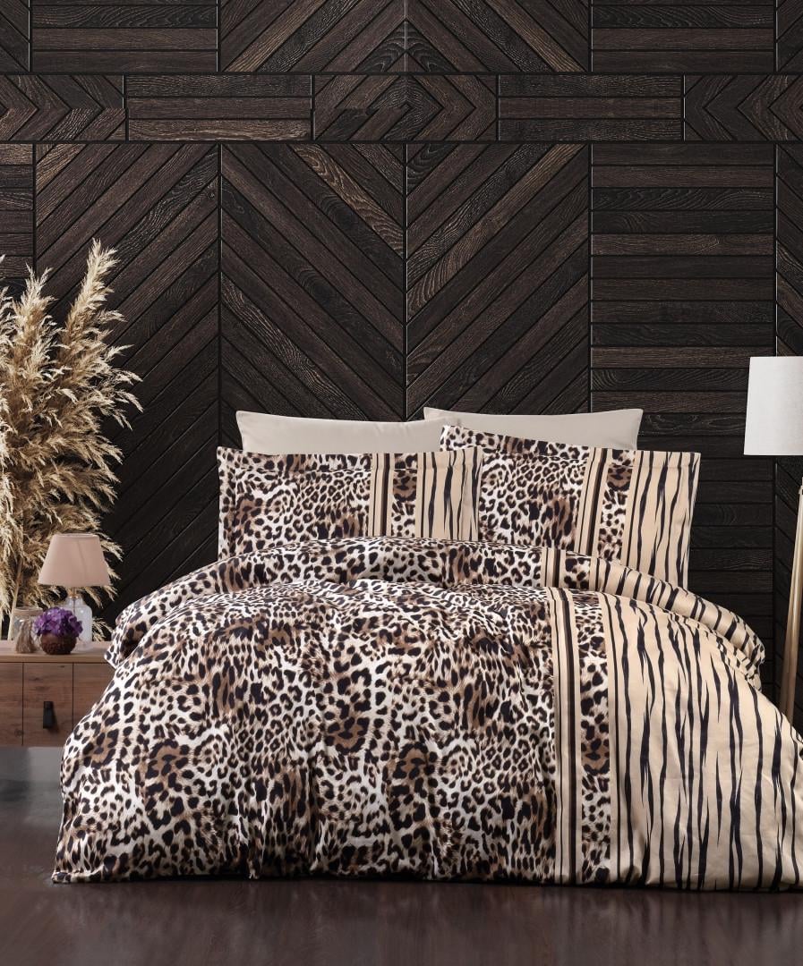 Постельное белье First Choice Leopard сатин евро Brown (22963) Постельное белье First Choice Leopard сатин евро Brown (22963)