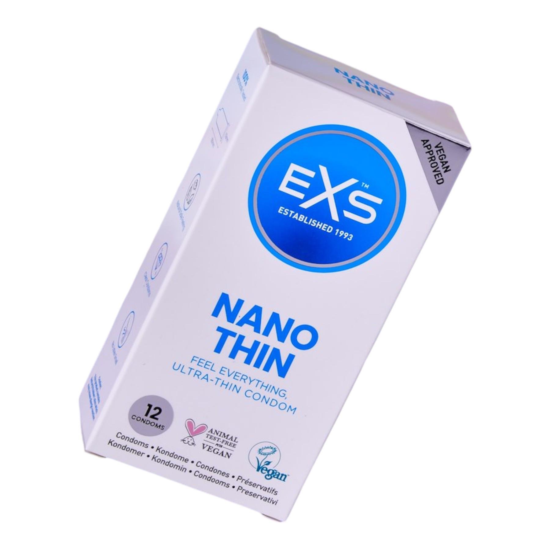Презервативы ультратонкие Nano Thin EXS №12 - фото 7 Презервативы ультратонкие Nano Thin EXS №12 - фото 7