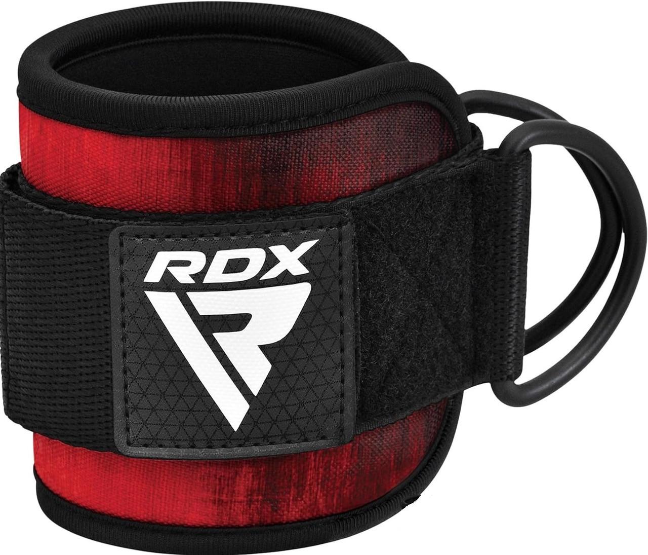 Манжеты на щиколотке RDX A4 Gym Ankle Pro Red Pair (A-013145) - фото 5
