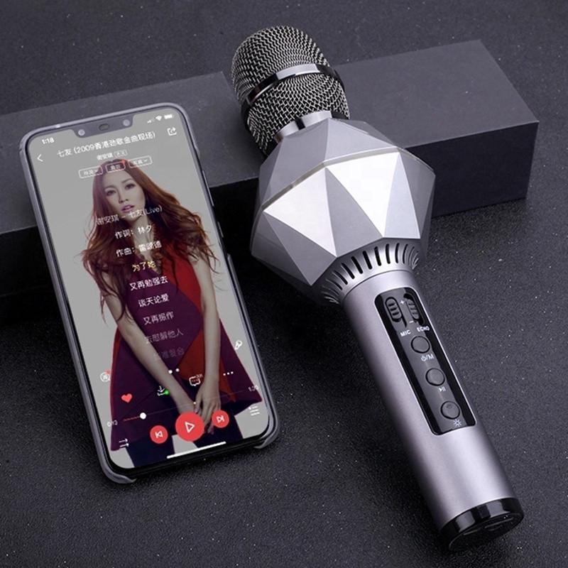 Микрофон SUNROZ K7 беспроводной для караоке Черный (SUN5752) - фото 2