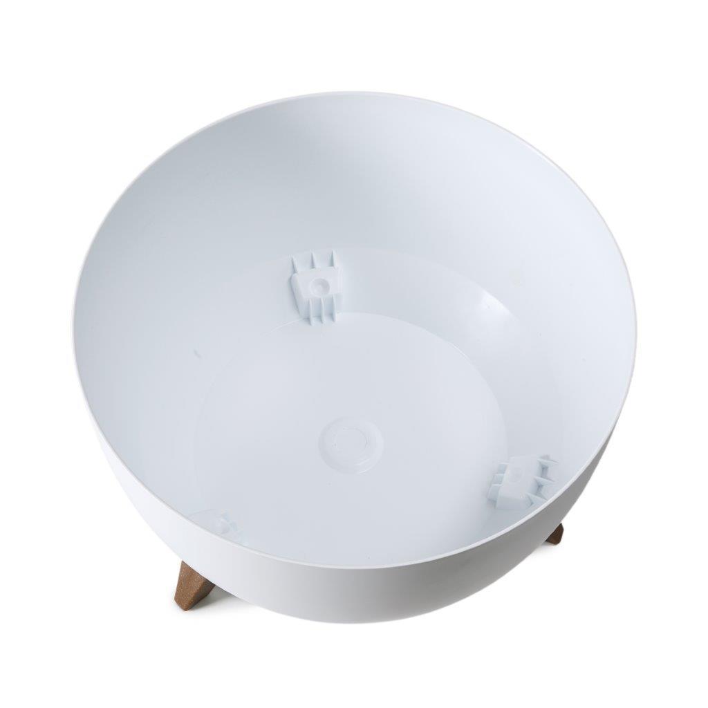 Вазон Lamela ROMA 242х150 мм 5,1 л Белый (9057979 Line) - фото 3