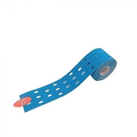 Тейп кинезиологический перфорированный Kindmax 5 см х 5 м Голубой (ДА-00042)