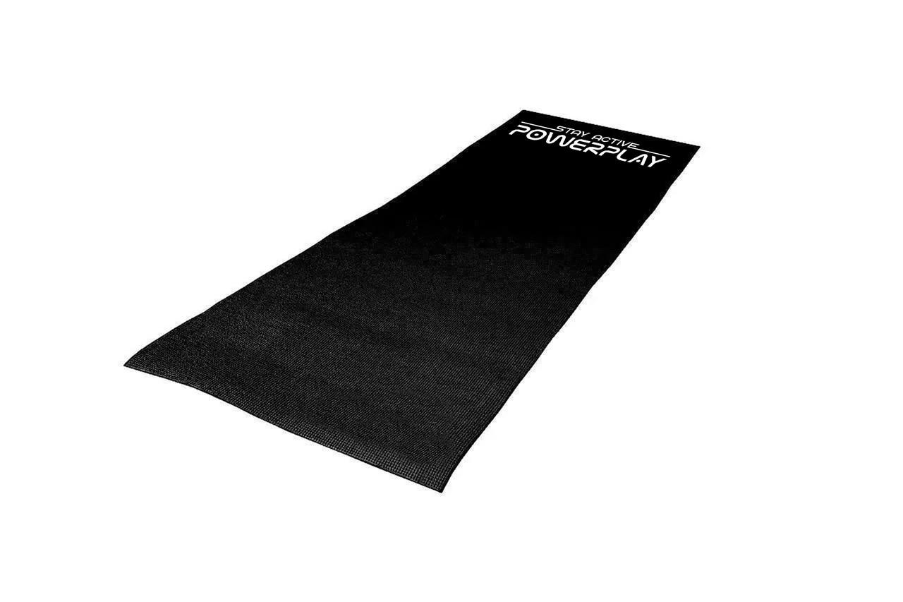 Килимок для йоги та фітнесу PowerPlay 4010 PVC Yoga Mat Чорний (20176194) - фото 4