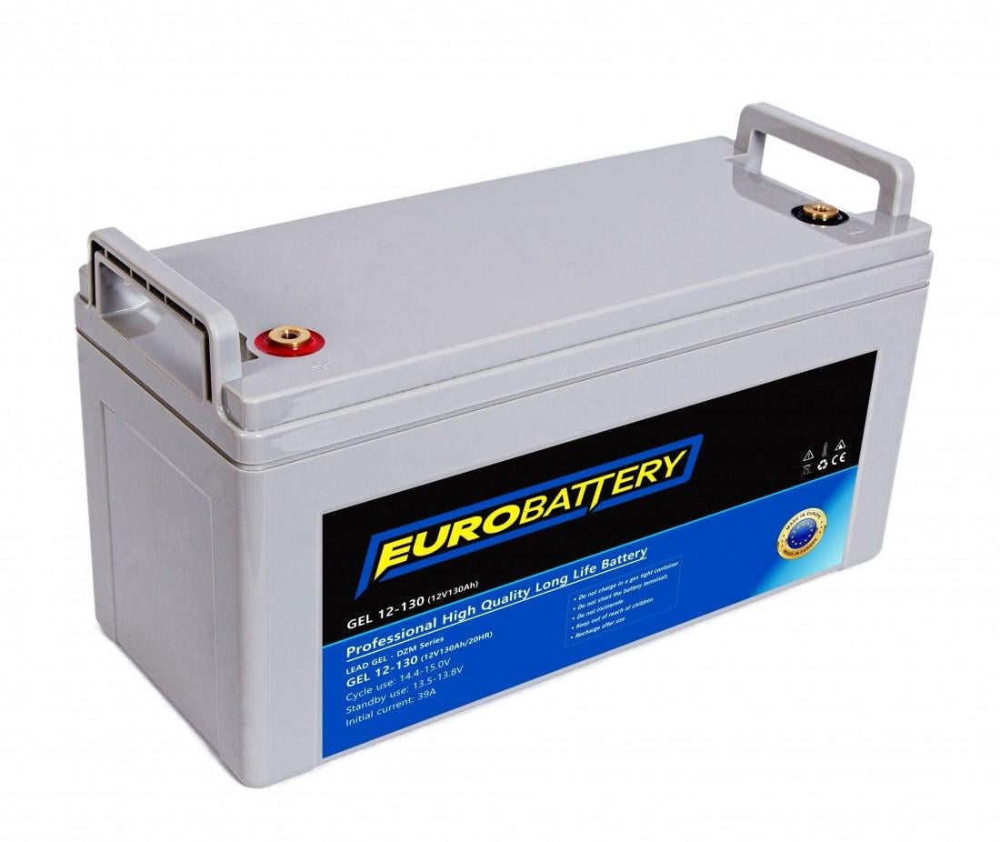 Аккумуляторная батарея гелевая EuroBattery 12v-130 Ah (11901)