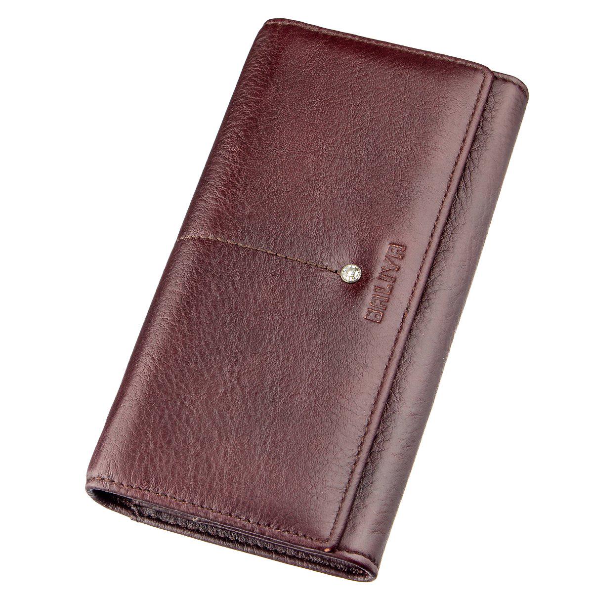 Жіночий гаманець Baliya 18975 шкіряний Коричневий