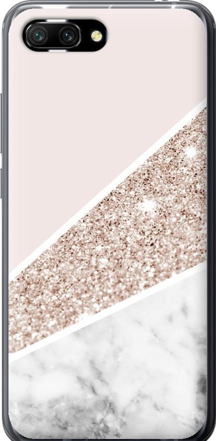 Чехол на Huawei Honor 10 Пастельный мрамор (4342u-1496-42517)