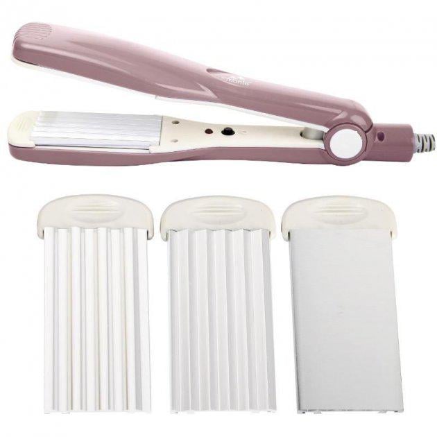 Щипцы-гофре для волос Monte керамика 45 Вт Розовый (805c4e72)