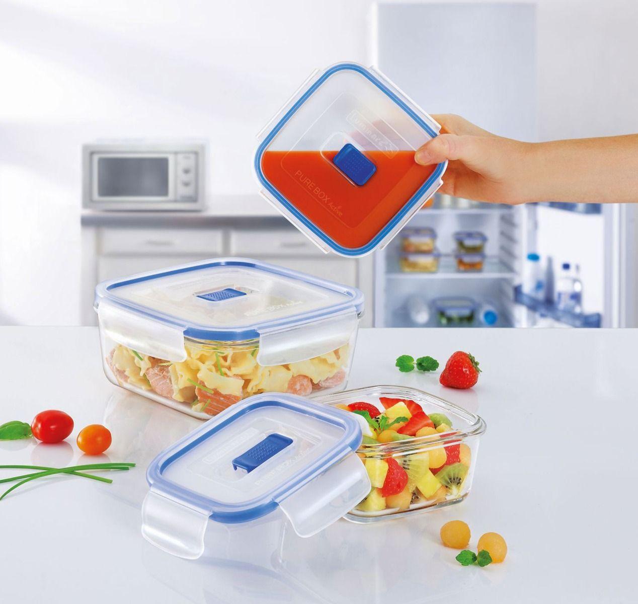 Контейнер харчовий Luminarc Pure Box Actuve квадратний 1220 мл (P3552) - фото 5 Контейнер харчовий Luminarc Pure Box Actuve квадратний 1220 мл (P3552) - фото 5