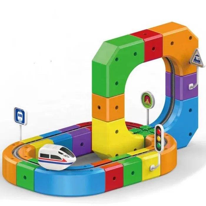 3D-конструктор дитячий антигравітаційний трек Cube Track DIY кубічна залізниця зі швидкісним поїздом на USB 51 дет. 3D-конструктор дитячий антигравітаційний трек Cube Track DIY кубічна залізниця зі швидкісним поїздом на USB 51 дет.