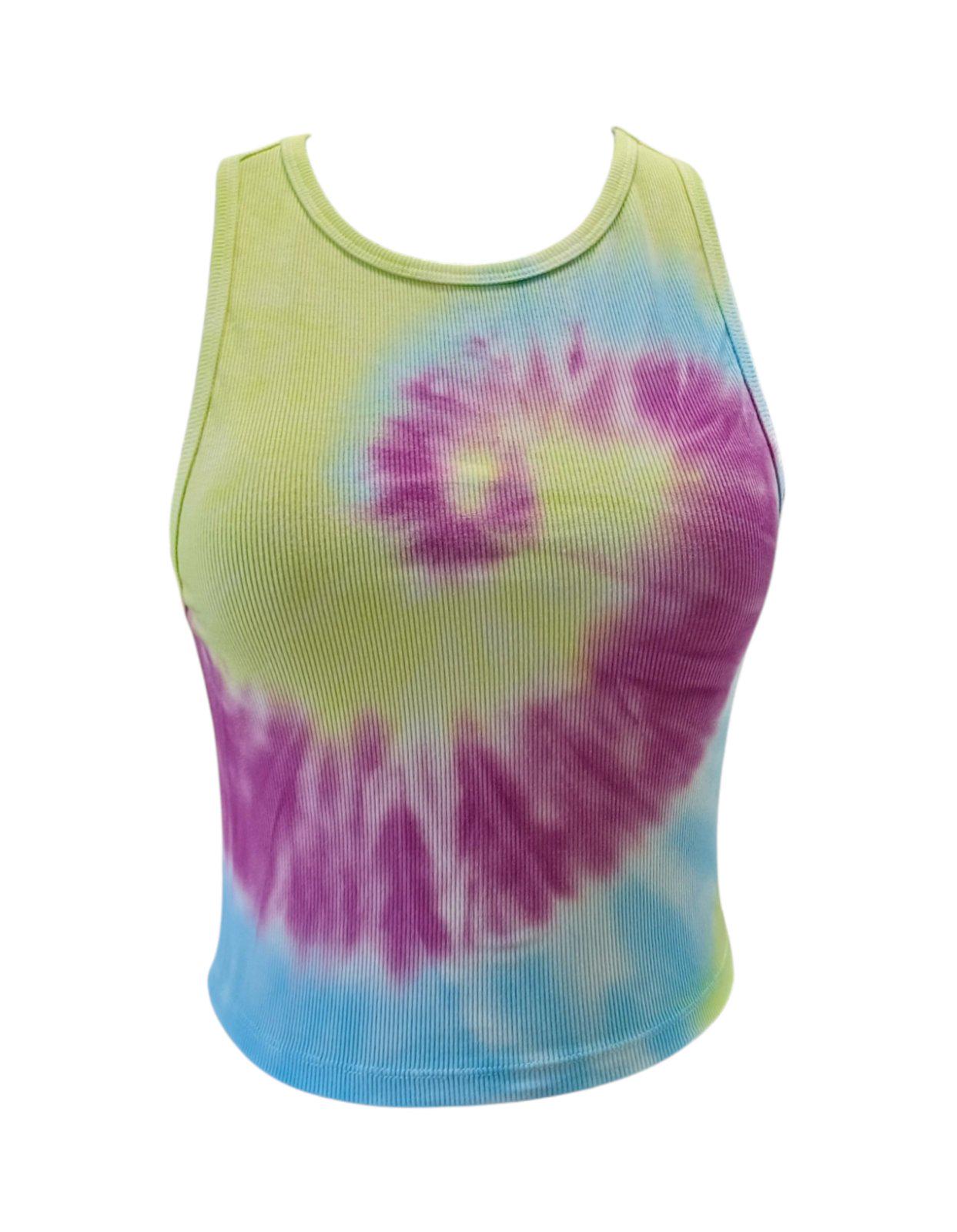 Топ женский S Желто-голубой (4565128wer)