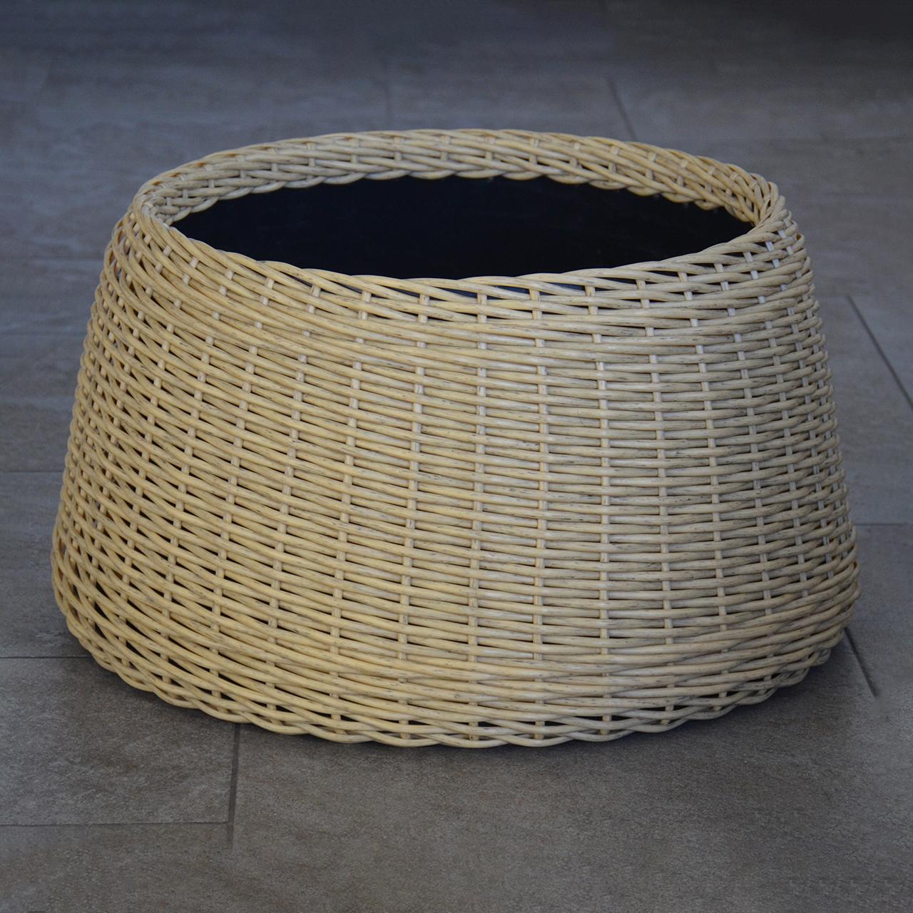 Подставка-юбка под елку плетеная из искусственного ротанга/ручной работы M Светлое дерево (23296059) - фото 3 Подставка-юбка под елку плетеная из искусственного ротанга/ручной работы M Светлое дерево (23296059) - фото 3