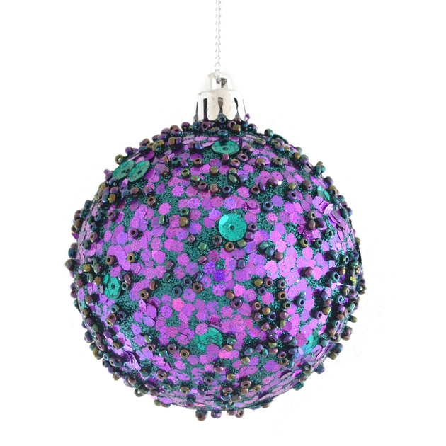 Игрушка на елку Нимфея 8 см Фуксия (TY-5-R-395)