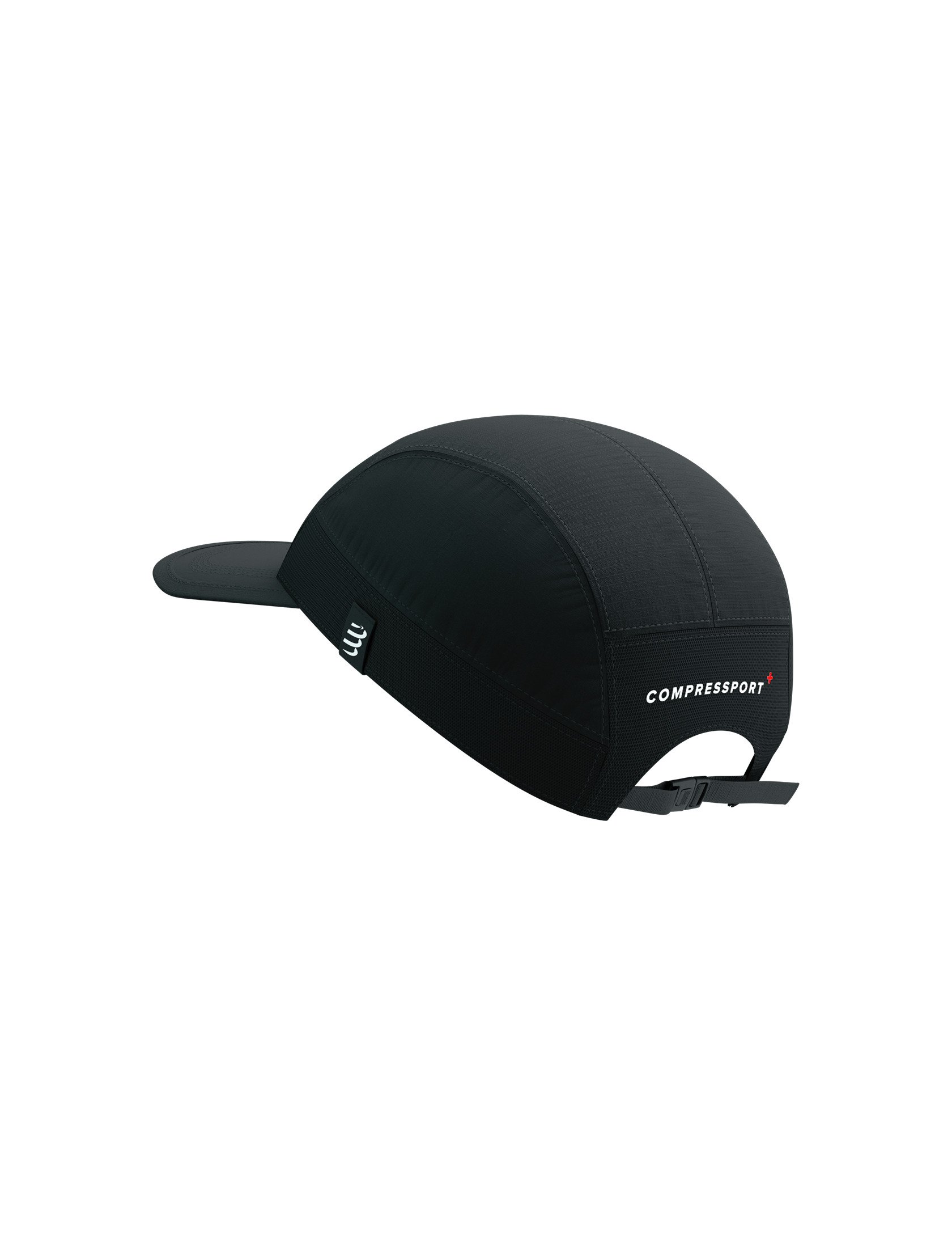 Кепка с изогнутым козырьком Compressport 5 Panel Light Cap Black - фото 2