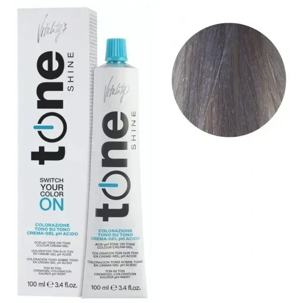Гель-краска для волос тонирующая безаммиачная Tone Shine Vitality's 9/07 Натуральный жемчужный очень светлый блондин 100 мл