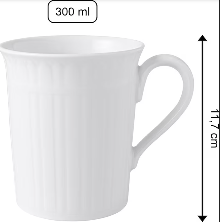 Чашка Villeroy & Boch Cellini 300 мл (1046004870) - фото 4 Чашка Villeroy & Boch Cellini 300 мл (1046004870) - фото 4