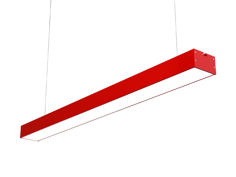 Светильник светодиодный подвесной линейный LEDUA N23-2000 220V 54W 5000 Lm 6000К Красный (25313653)