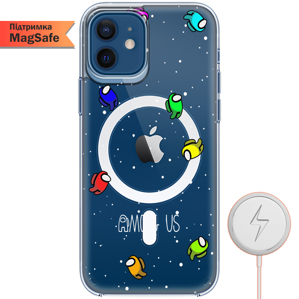 ᐉ Чехол BoxFace iPhone 12 Among Us Invisible Прозрачный силикон с  поддержкой MageSafe (41161-bk76-41497) • Купить в Киеве, Украине • Лучшая  цена в Эпицентр