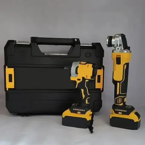 Набор инструментов аккумуляторный в кейсе 2в1 болгарка и гайковерт (2666602734) - фото 3 Набор инструментов аккумуляторный в кейсе 2в1 болгарка и гайковерт (2666602734) - фото 3