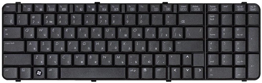Клавиатура для ноутбука HP Compaq 6830/6830S Black