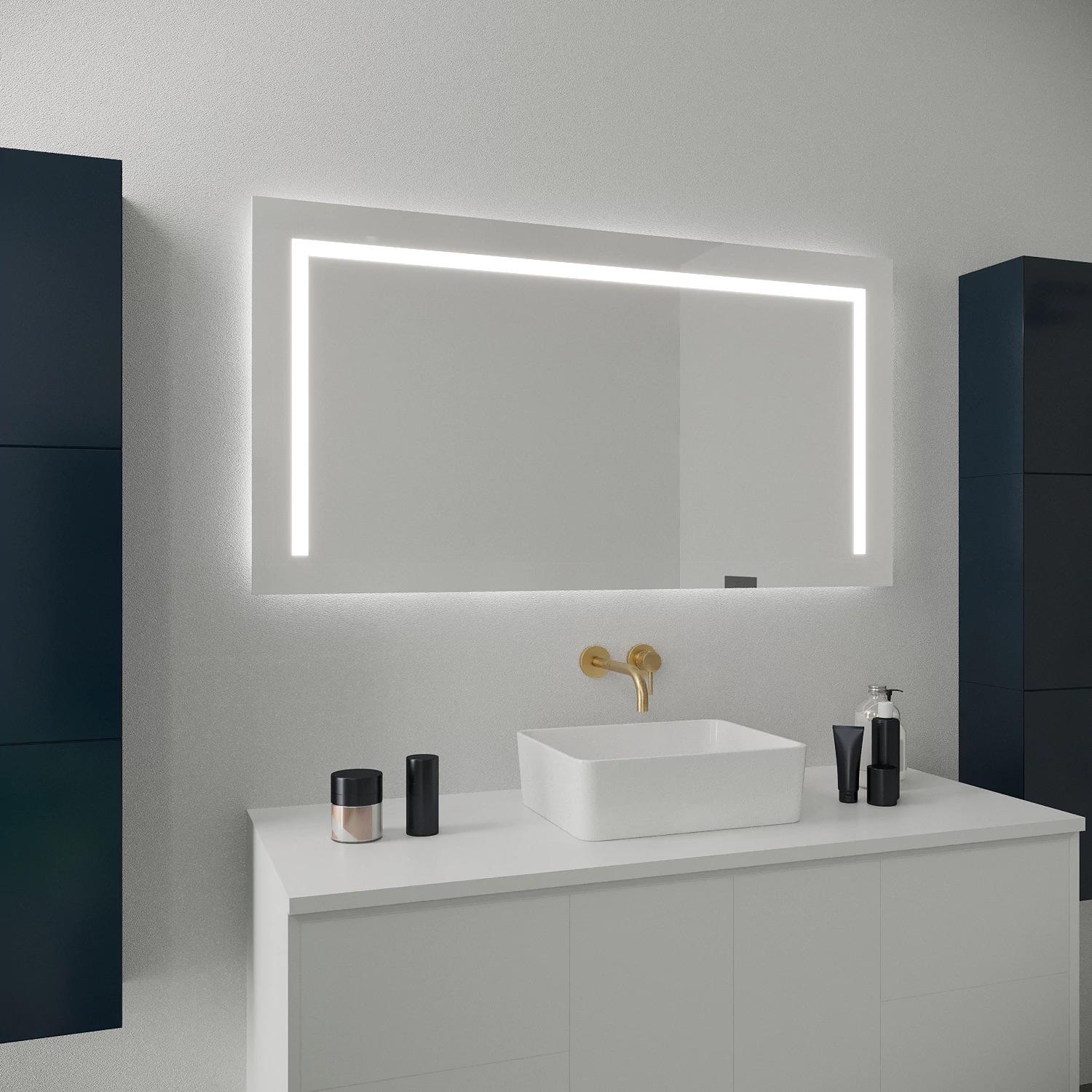 Зеркало Dim Dzerkal CIRA с LED-подсветкой 80х70 см (7624)