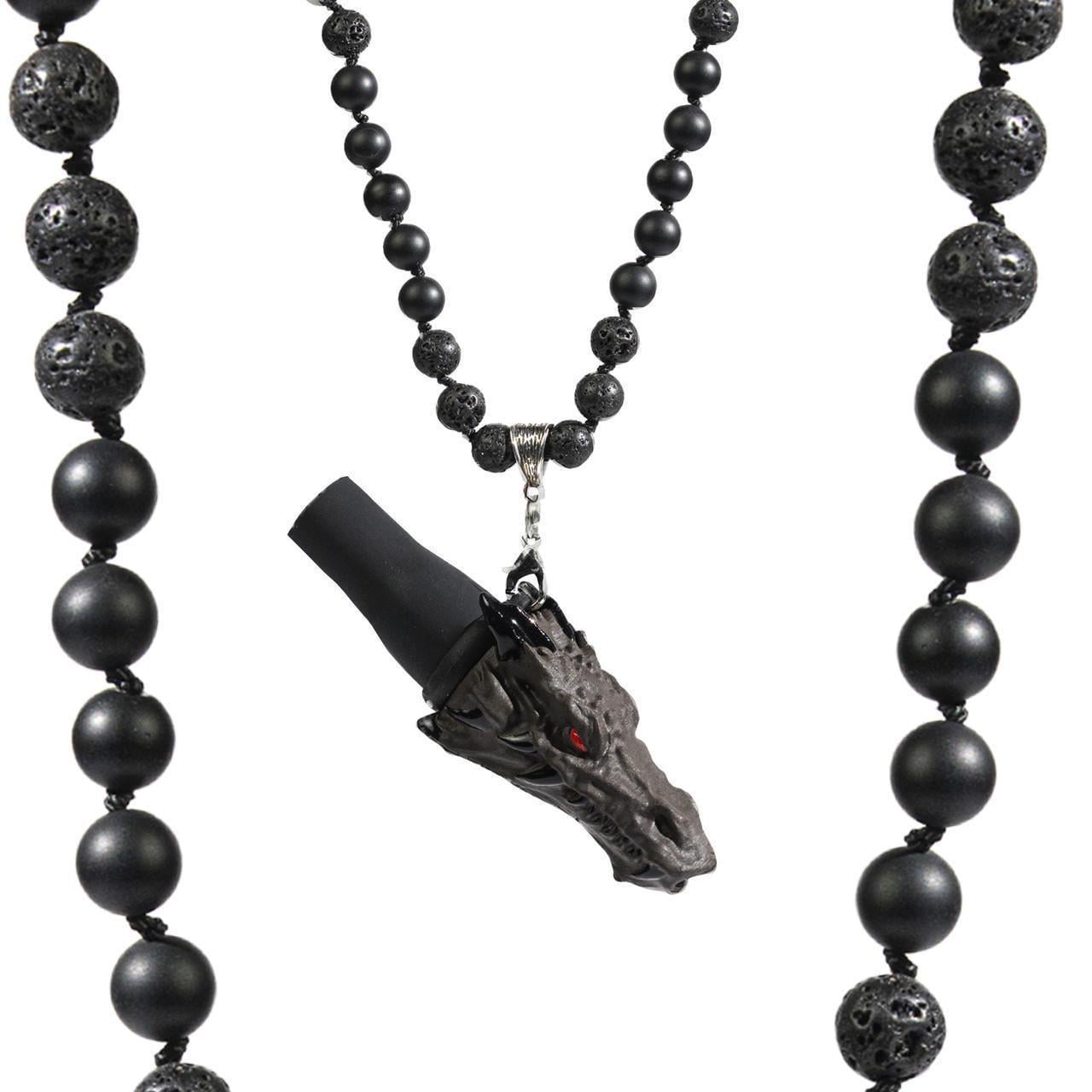 Мундштук персональный для кальяна LAVART Demon Line Dragon Black