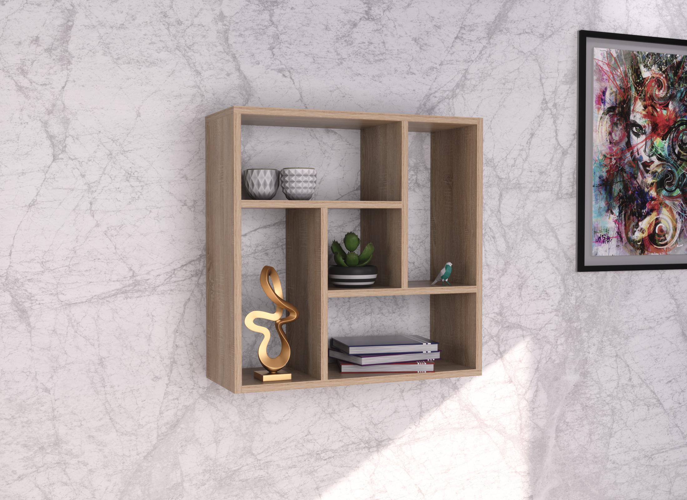 Полка подвесная П-3 610х230х610 мм Дуб Сонома (12977) - фото 2 Полка подвесная П-3 610х230х610 мм Дуб Сонома (12977) - фото 2