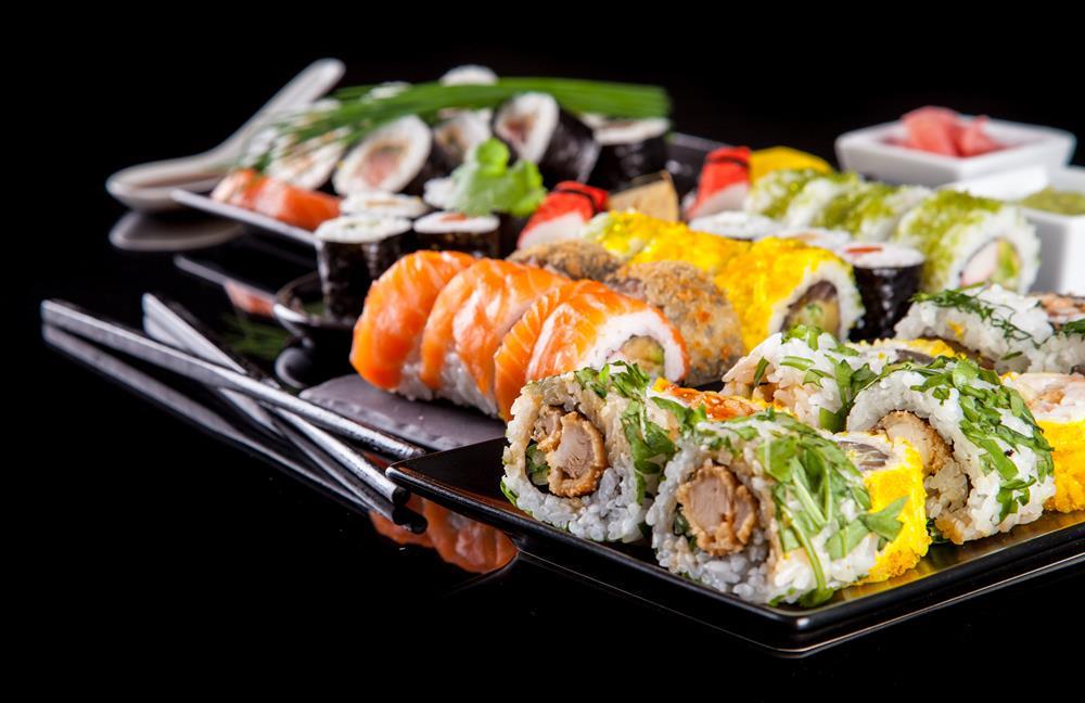 Картина на холсте Суши 55х85 см (Q104)