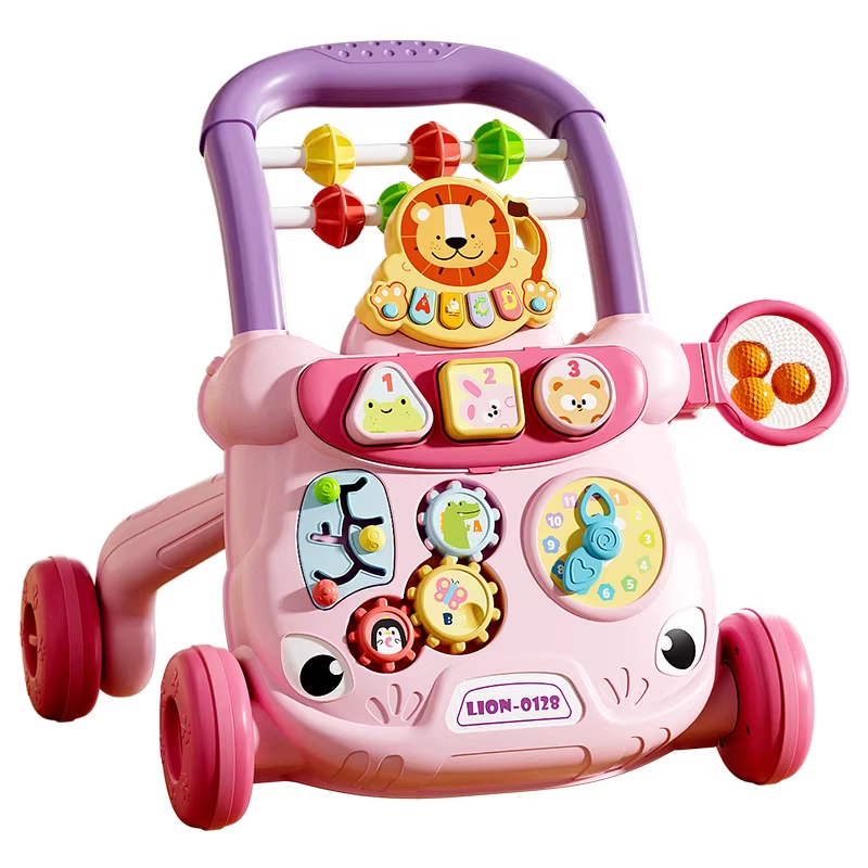 Ходунки-каталка детские с развивающим центром 4в1 (MA570pink)