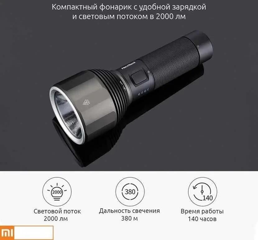 Фонарь светодиодный NexTool Nato Outdoor Flashlight NE0126 - фото 9