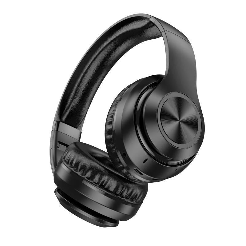 Навушники бездротові Borofone BO24 200 мАг до 8 годин Bluetooth 5,3/AUX/TF-карти Gratified Black (2a9bc1b4)
