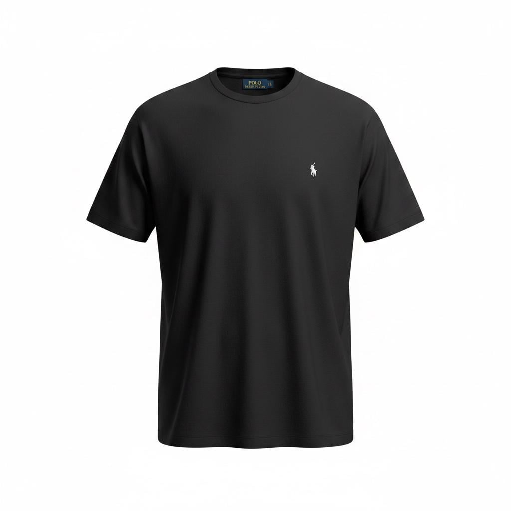 Футболка мужская в стиле Ralph Lauren Essential Cotton Jersey T-Shirt M Черный (RL13003.14M)