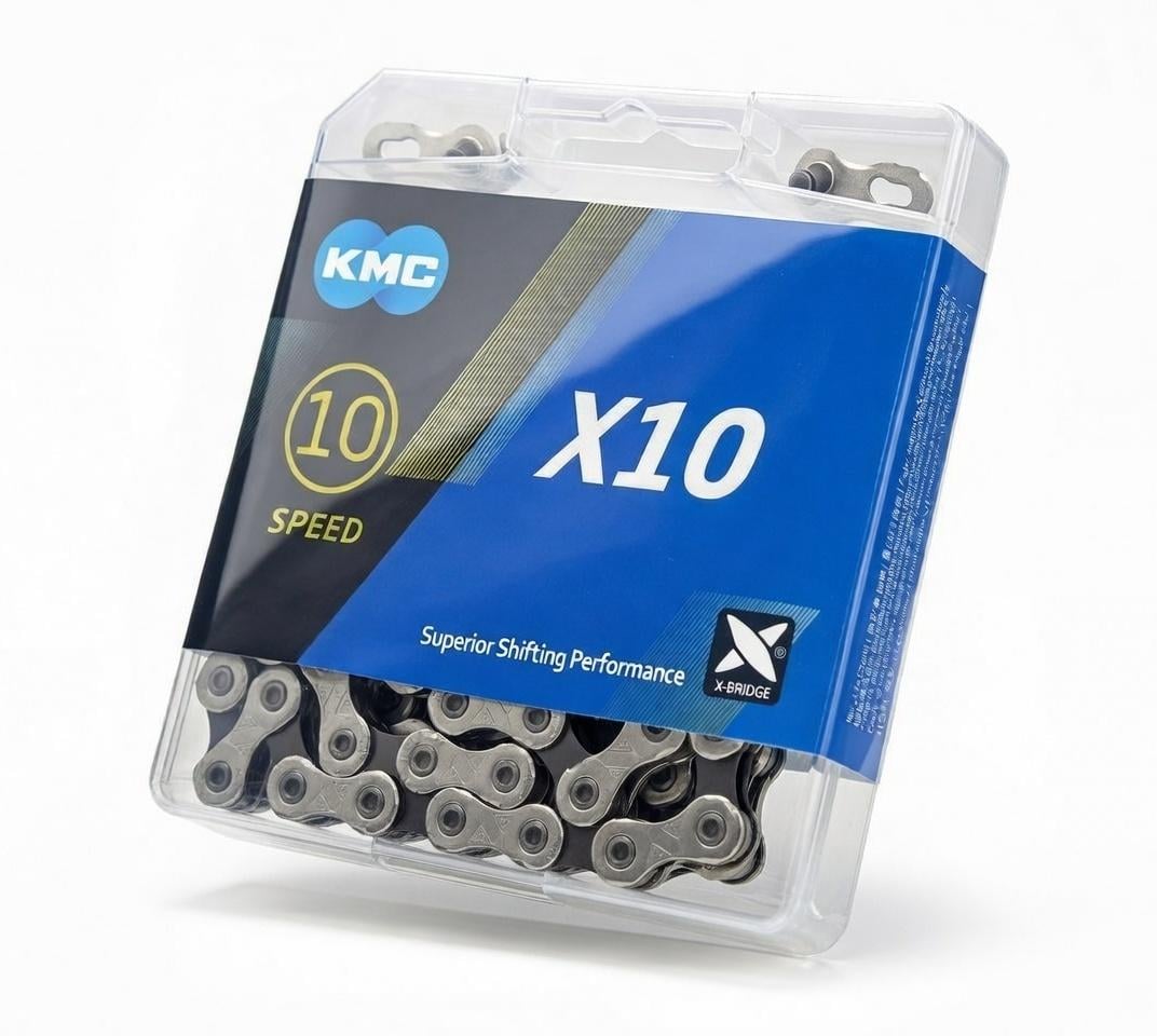 Цепь велосипедная 10 скоростей КМС с замком (32898735)