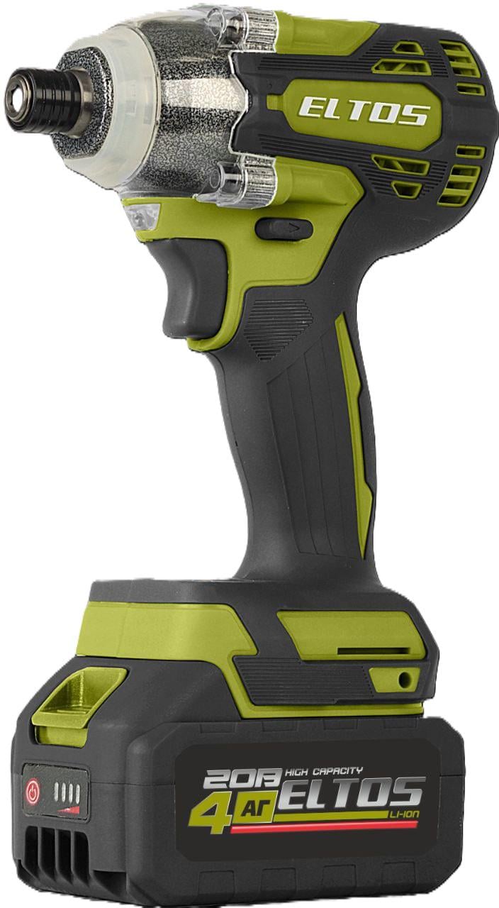 Вертолет аккумуляторный ELTOS АГУ-20 BL 20 В/300 Нм бесщеточный 1/4" Hex (ELAGU20BL) Вертолет аккумуляторный ELTOS АГУ-20 BL 20 В/300 Нм бесщеточный 1/4" Hex (ELAGU20BL)